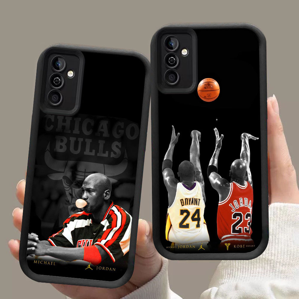 DF-81 Kobe Jordan James Luxury Soft Casing สําหรับ Samsung A55 A54 M15 S25 S24 S21 FE Ultra
