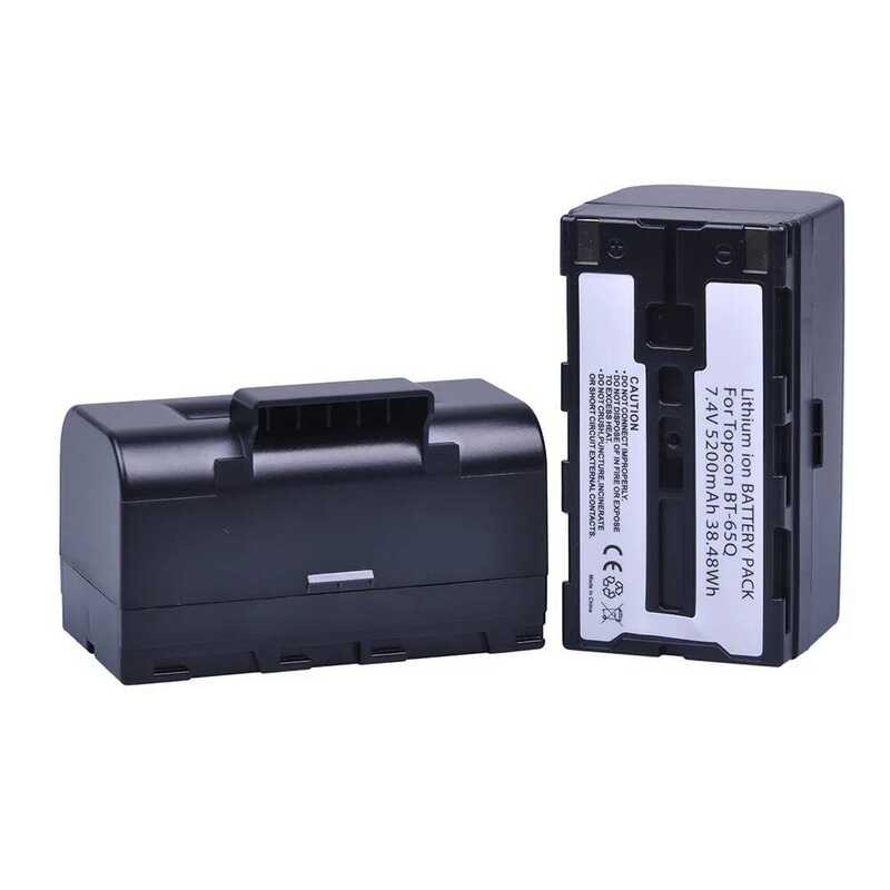▥ 4Pc 7.4V 5200Mah Bt-65Q แบตเตอรี่ Li-Ion สำหรับ Topcon GTS 900และ GPT 9000รวม Station