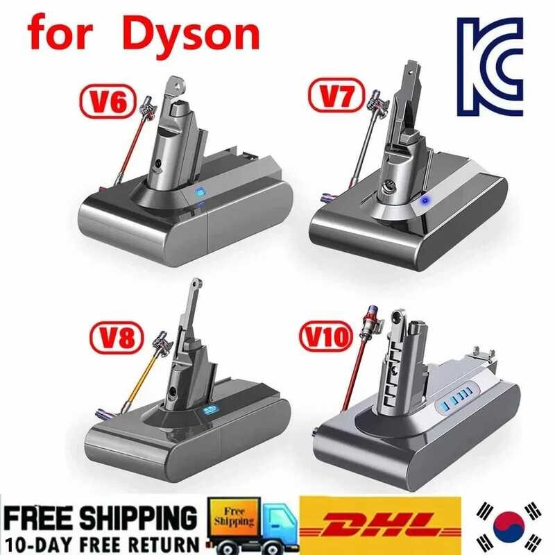 แบตเตอรี่ชาร์จได้ Dyson 8000mAh V6 V7 V8 V10 SV10 SV11 SV12 SV09 เครื่องดูดฝุ่น DC58 สำหรับ Sony Bat