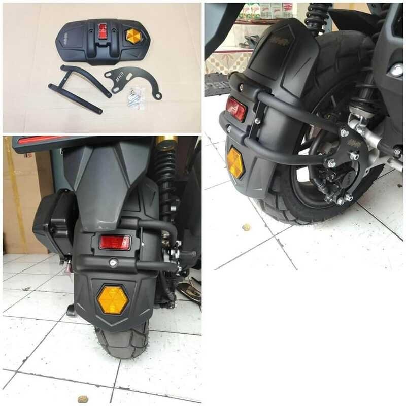 บังโคลน/กันชนยางหลังฮอนด้า Adv160 & Adv 150