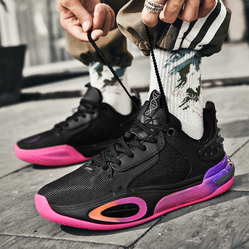 ❤ Wade All City 11 IEAGO Original Spike Men Women Casual Sport Basketball Shoes Non-Slip Weara