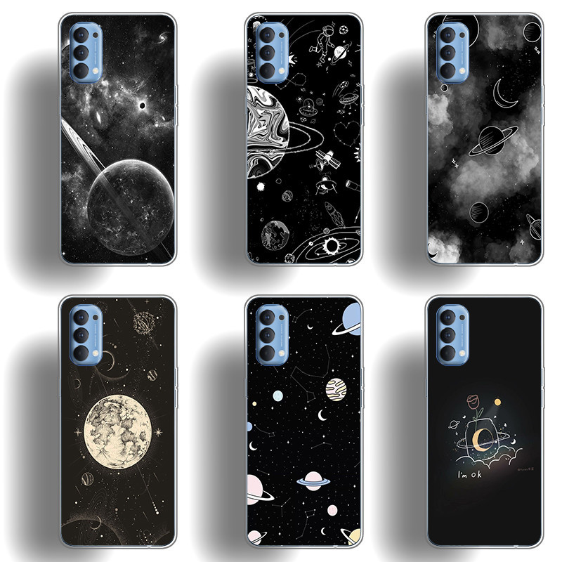 เหมาะสําหรับoppo Reno Reno4 4pro Reno 2 5 เคสโทรศัพท์TPU soft shell soft Electroplatedปุ่มดูดซับแรงกระแทกเกราะป้องกัน