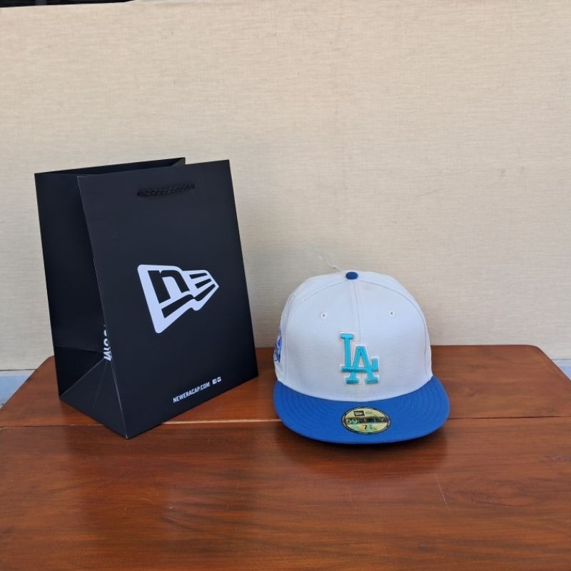 ใหม่ ERA 59FIFTY LOS ANGELES DODGERS MLB FITTED Cap 7 3/8 ต้นฉบับ