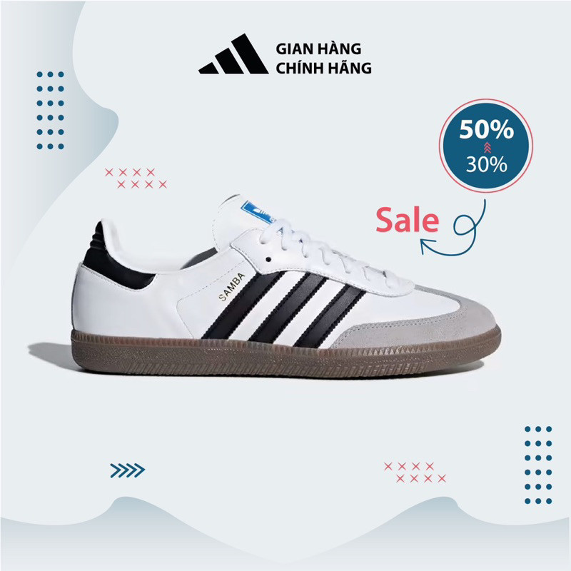 ฟิกเกอร์ [ ของแท ้ ] รองเท ้ า Adidas Samba Vegan 'Fw2427'