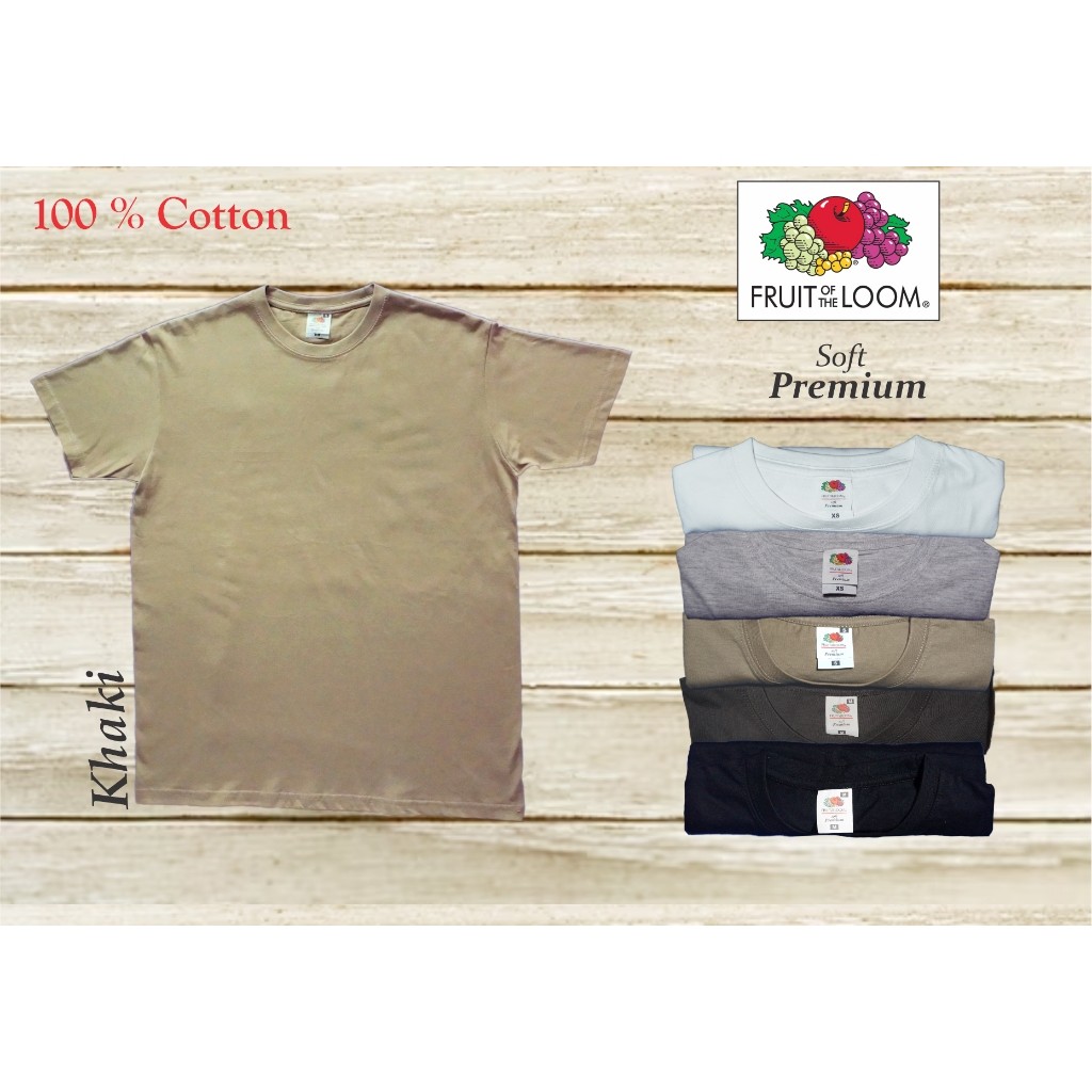 Fruit OF THE LOOM (คอตตอน ซอฟท์ พรีเมี่ยม 100%)