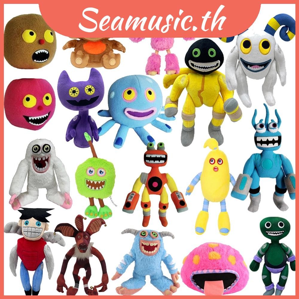 ตุ๊กตายัดนุ่น My Singing Monsters Wubbox ผ้ากํามะหยี่ขนนิ่ม สีเขียว เหมาะกับของขวัญวันเกิด คริสต์มาส ของเล่นสําหรับเด็ก