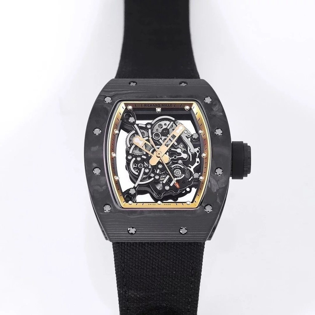 Ku richardướmen's Series rm055 richarmovement Automatic Mechanical men' S Watch Rubber STRAP/