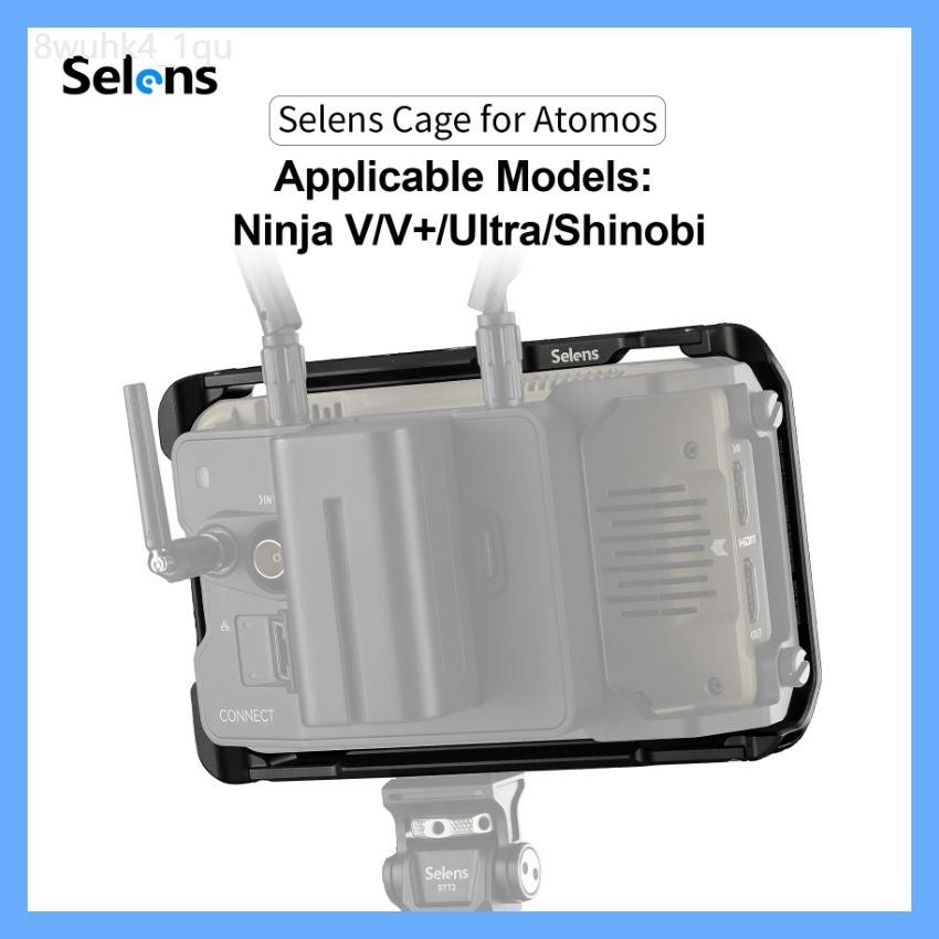 aa Selens Monitor Cage Aluminum Alloy Photography Accessories Photo Studio Kits Camera Cage For Ato