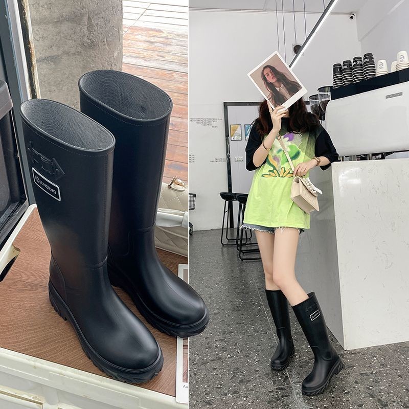 รองเท้าบูทกันฝนผู้หญิงทรงสูงกันลื่น thumbnail 3