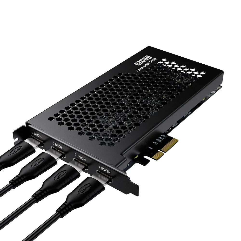 Ezcap335 PCI-E 4CH HDMI Video Capture Grabber PCIE Board Card สําหรับ Multicam Live Streaming กล้องว