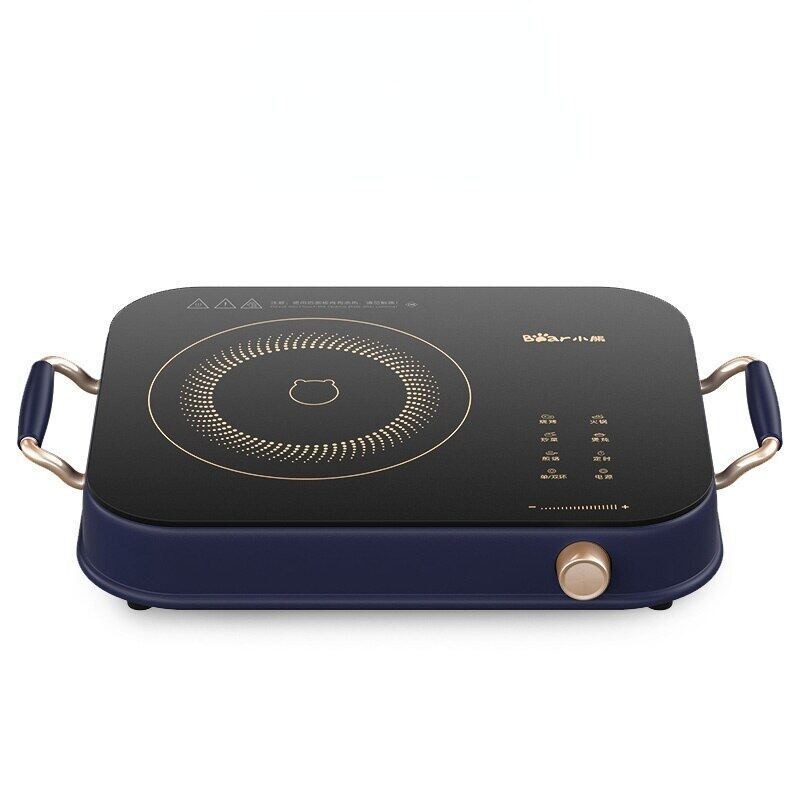 Bear/2200W เตาไฟฟ้าเซรามิกกันน้ำเตาแม่เหล็กไฟฟ้าหม้อร้อนอัจฉริยะพร้อมตัวจับเวลาเตา DTL-A22D1 - F&T e