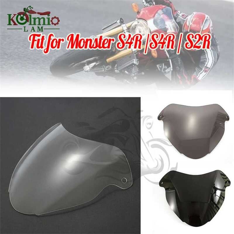 Ducati กระจกหน้ารถมอเตอร์ไซค์ Monster S4R S4RS S2R 800 MS4R MS4RS