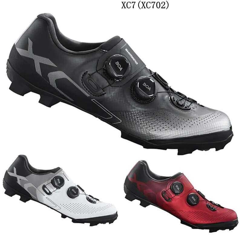 Shimano รองเท้าจักรยานเสือภูเขา Vent Carbon รุ่น SH XC701 XC702 MTB Lock sneaker XC7