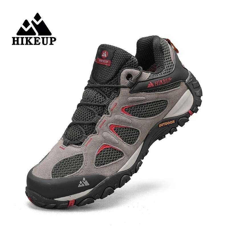 HIKEUP รองเท้าเดินป่าผู้ชาย กันลื่น ระบายอากาศ thumbnail 3