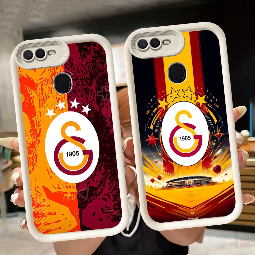 ปลอกอ่อนสําหรับ OPPO F9 F5 A1K F7 A12 A5S A12s A11K A3S A7 A5 A12E Pro สีขาว Q113 Galatasaray-FC