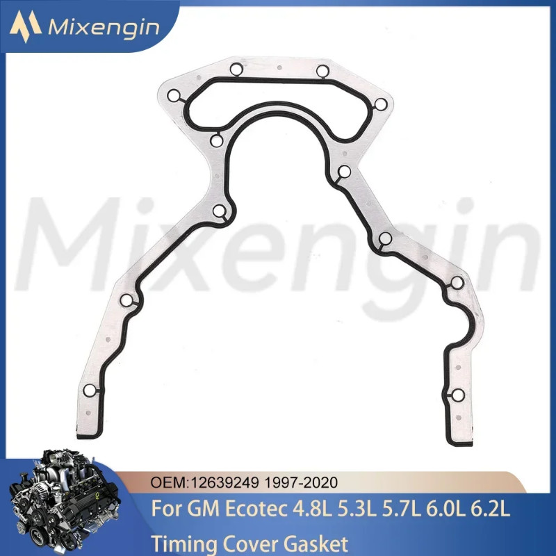 LS Timing ปะเก็นฝาครอบด้านหลัง Fit GM 4.8 5.3 5.7 6.0 6.2 LT LM7 LQ9 LS3 LS2 L99 Chevrolet Cadillac 