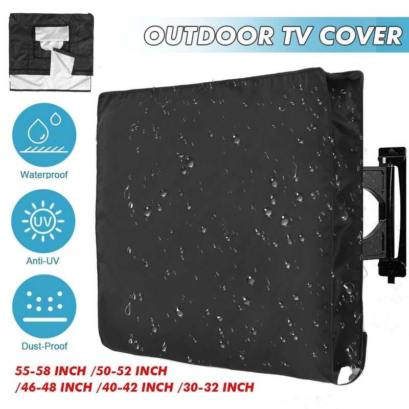 Waterproof Outdoor Protect Screen Dustproof Cover Oxford Teion Case For 30-58 Inch TV All-Purpose D