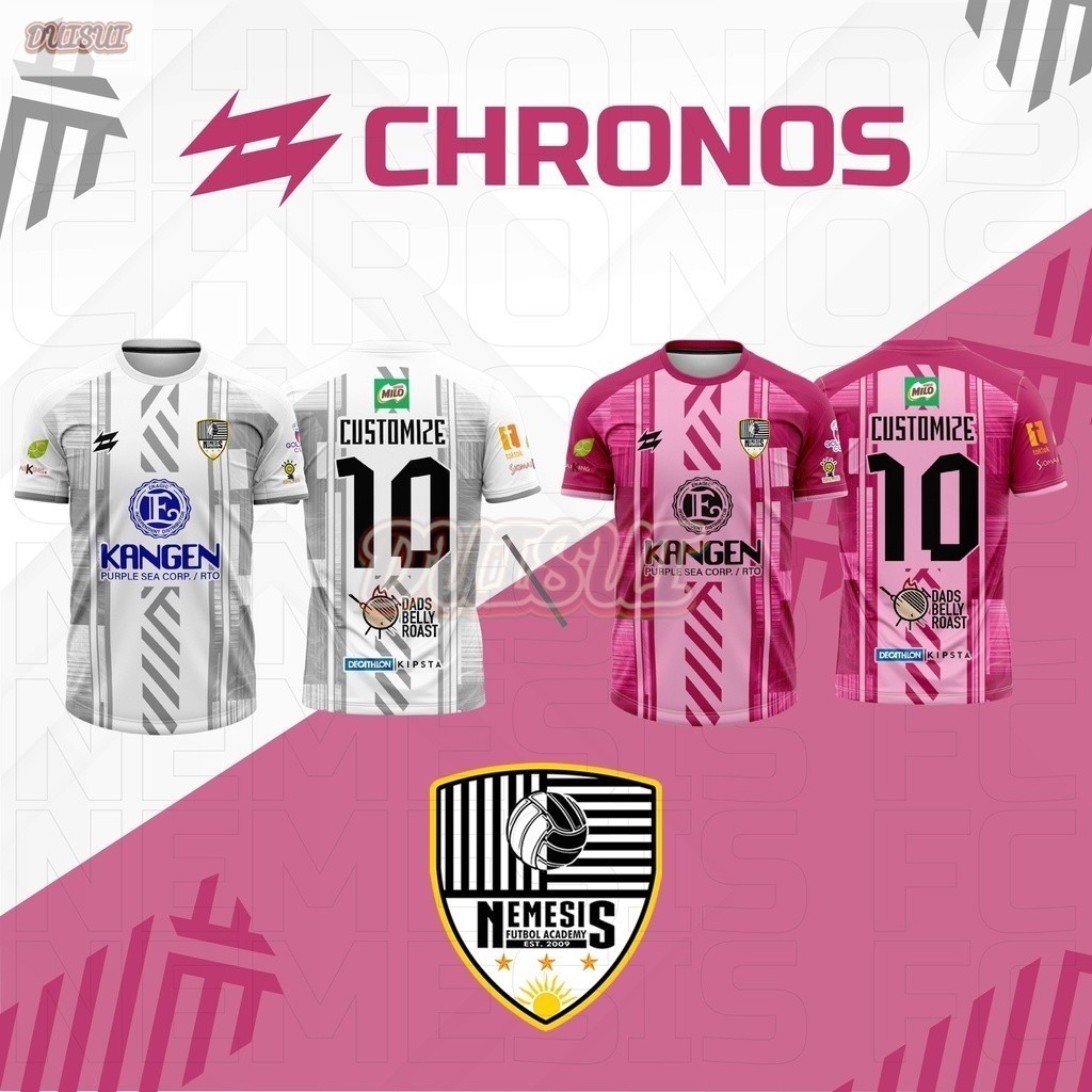 ที่ปรับแต่งได้Nemesis Futbol Academy ออกแบบใหม่เต็มรูปแบบพิมพ์เสื้อแขนสั้น