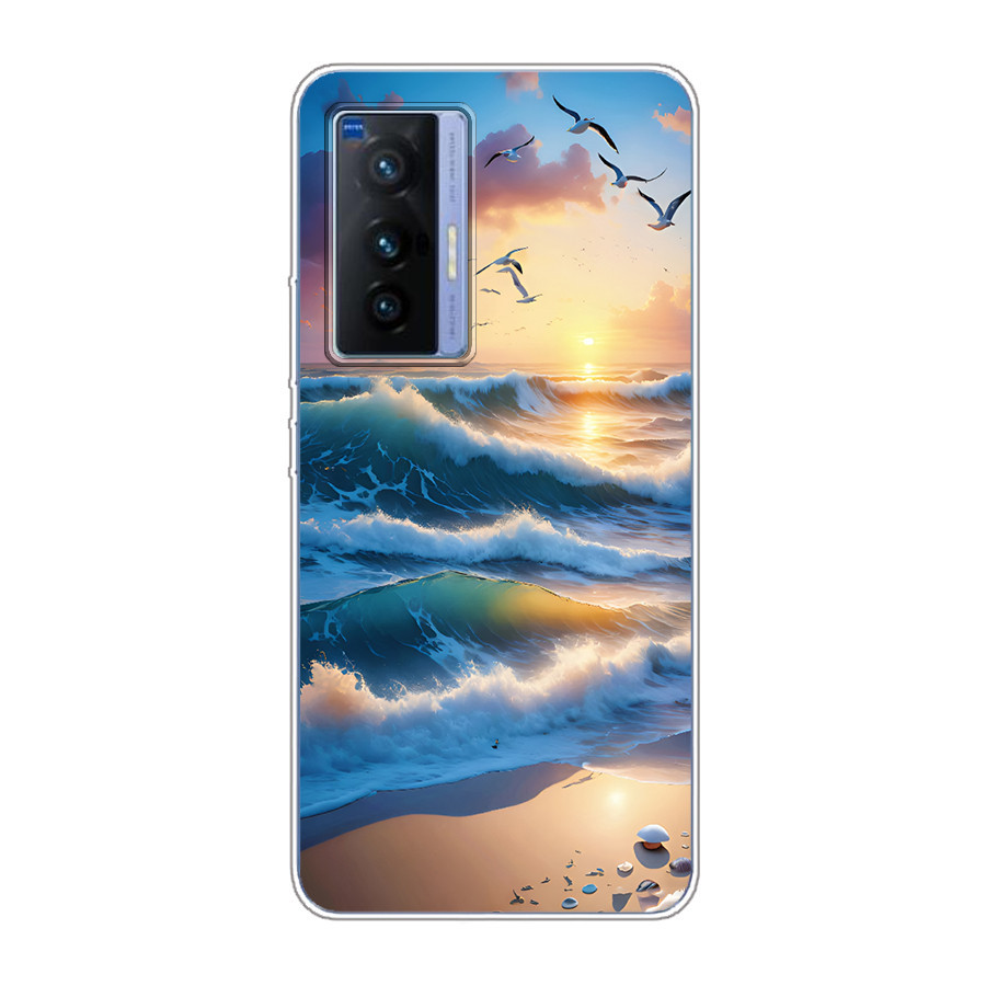 เคสสําหรับ vivo x70 pro Soft Case TPU Print Phone Cover - รูปที่ 2