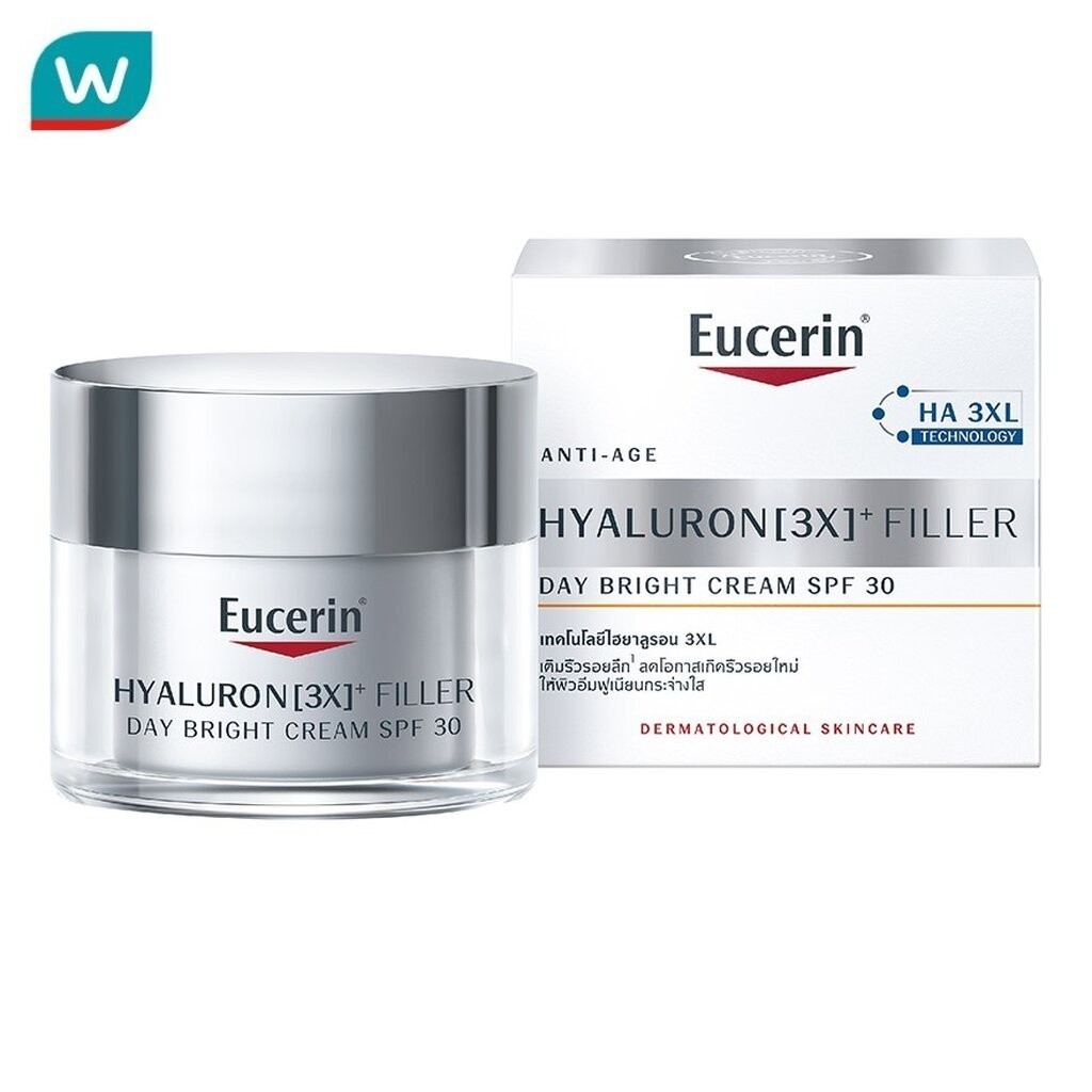 Eucerin ยูเซอริน ไฮยาลูรอน (3X) ฟิลเลอร์ เดย์ ไบรท์ SPF30 20 มล.