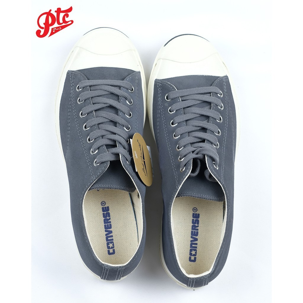 ฟิกเกอร์ รองเท้า CONVERSE JACK PURCELL RET SUEDE CHARCOAL