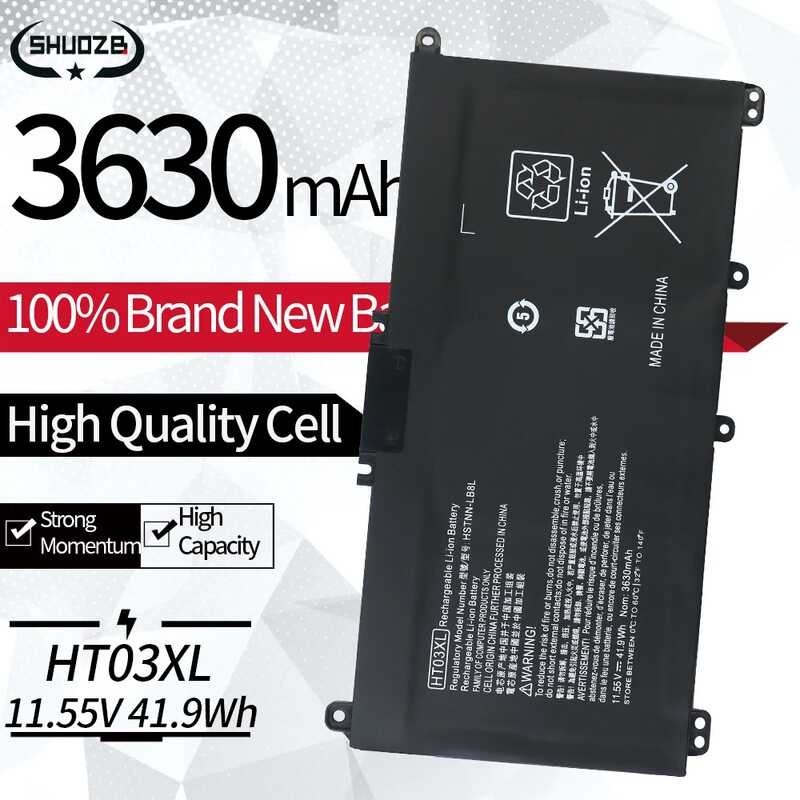 แบตเตอรี่ a HT03XL HT03 สำหรับ HP Pavilion 15-CS0037T 250 255 G7 L1119-855 L11421-