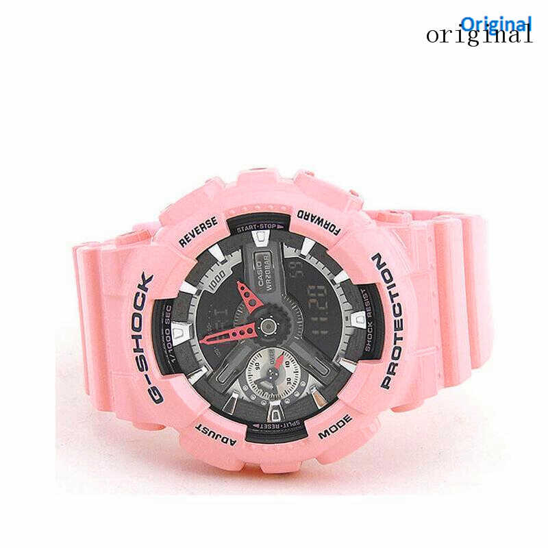 ❤ [ในสต็อก] เดิม G Shock Gmas110 ผู้หญิงกีฬานาฬิกาแสดงเวลา