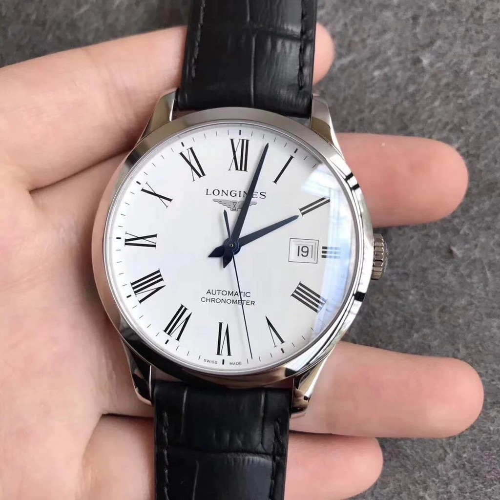 Af Creator Series L2.821.4.11.6 นาฬิกาข้อมืออัตโนมัติ 40 มม. สําหรับผู้ชาย 2892