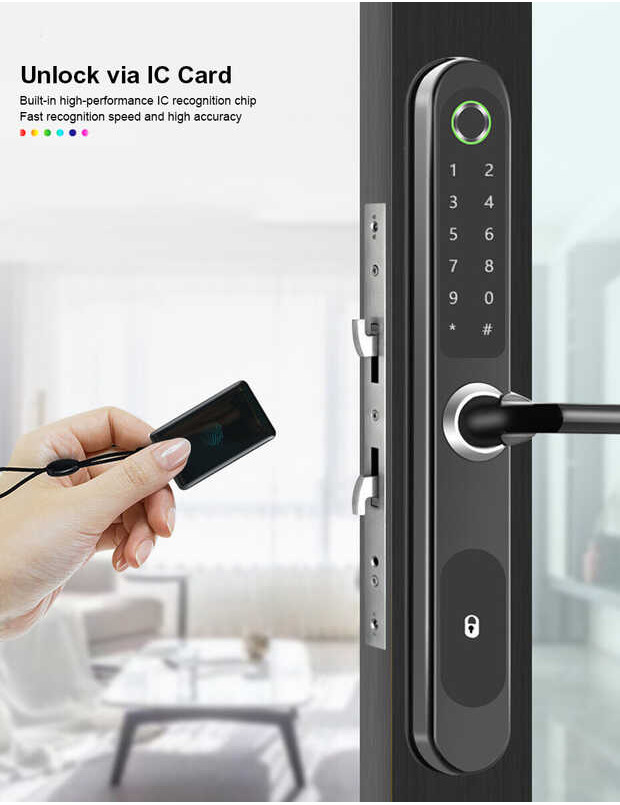 smart BOIO door lock sliding door glass door ประตูกลางแจ้งล็อกลายนิ้วมือ