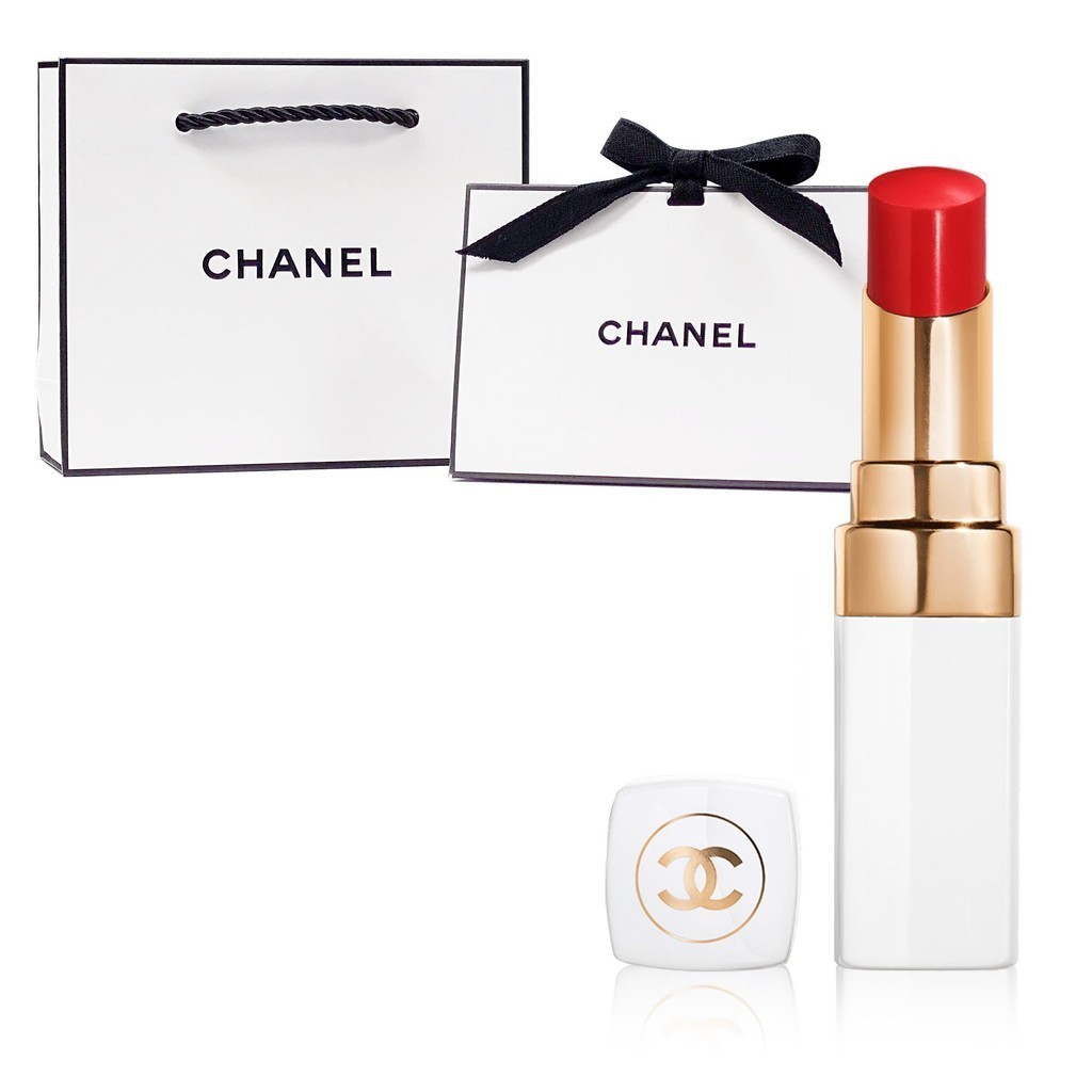 [ผลิตภัณฑ์ปกติในประเทศ] CHANEL Chanel Rouge Coco Baume Lip Baum #920 In Love 3g ลิปสติก เครื่องสำอา