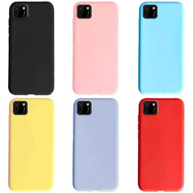 Honor ซิลิโคนเคส 9S สีลูกกวาด สำหรับ Huawei Y5P 2020 Honor9S 9 S DRA-LX9 DUA-LX9 เคสนิ่ม TPU