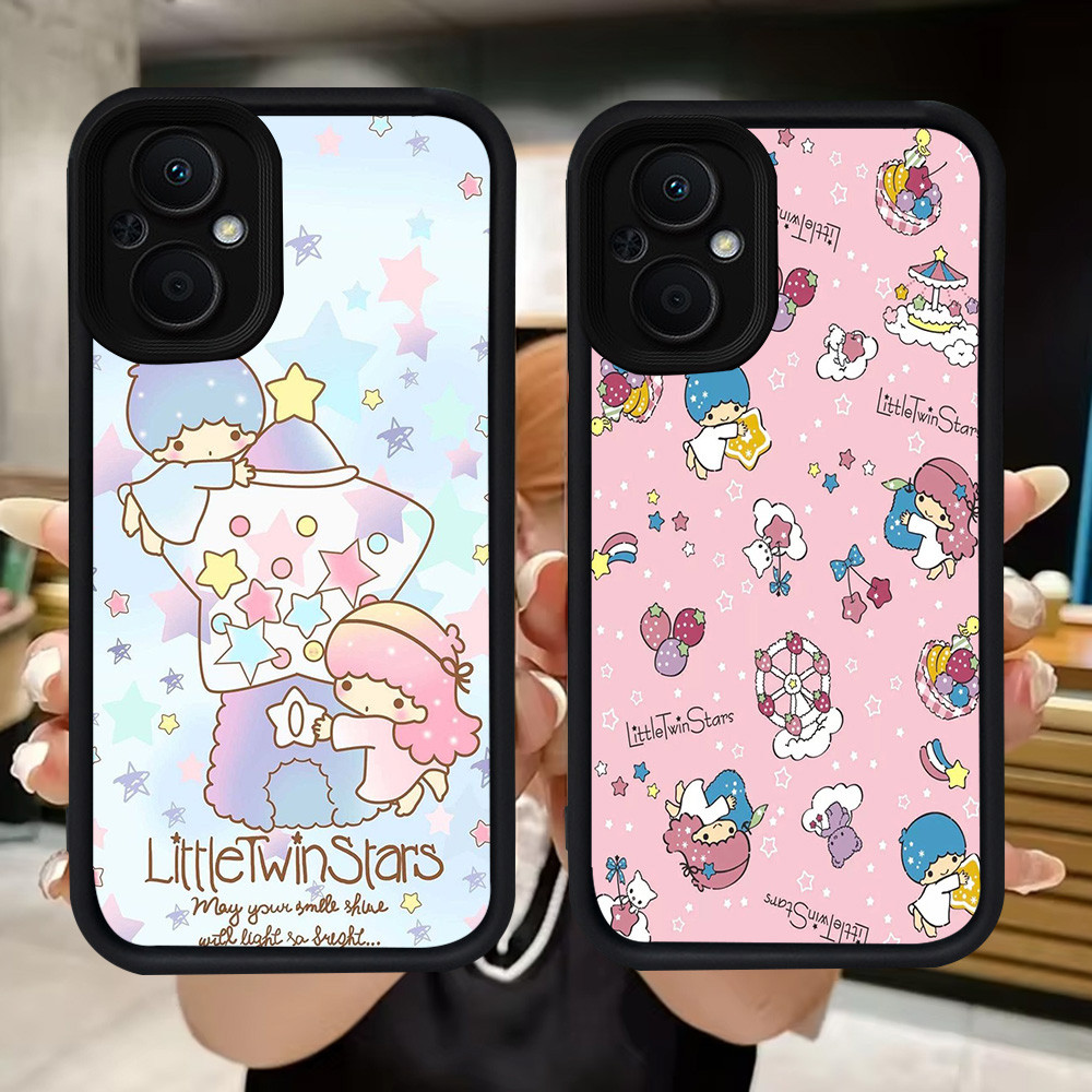 Q42 Twin Stars soft Casing สําหรับ OPPO Reno 7Z 8Z 7 8 Find X5 Lite 5G