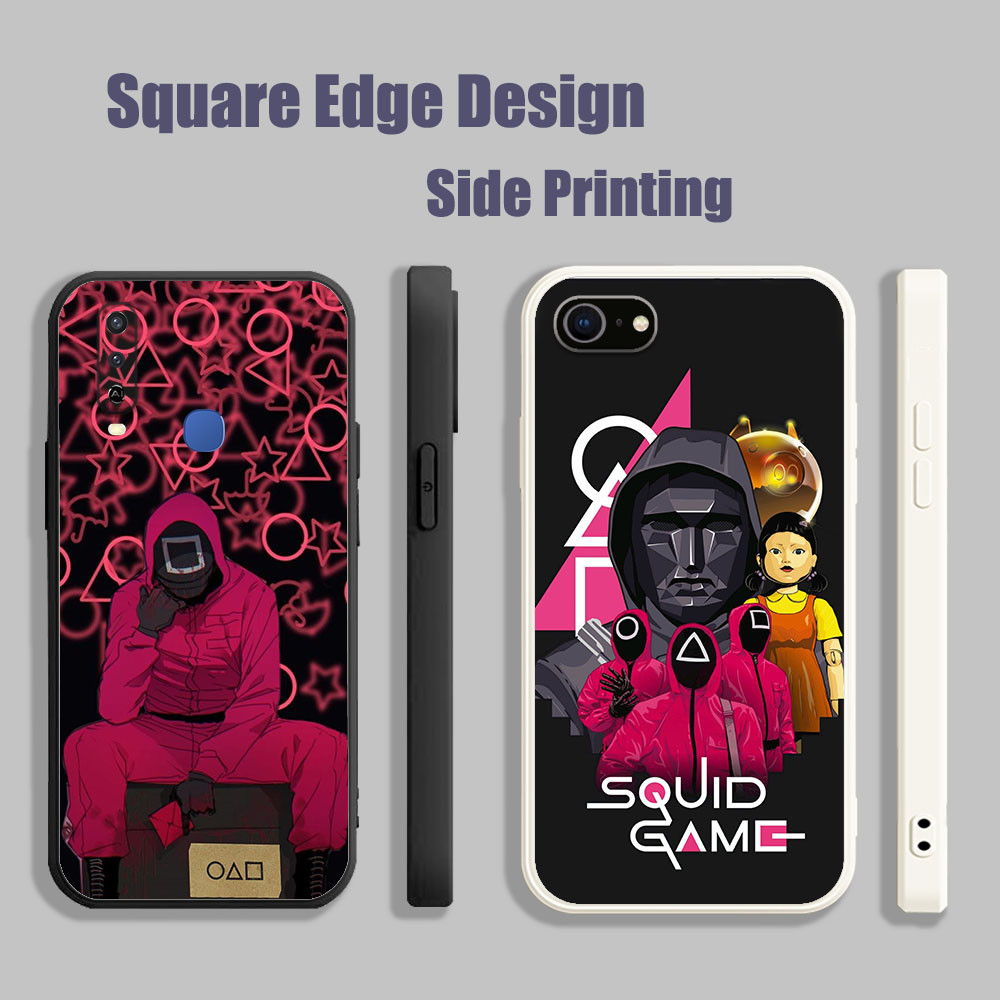 ปลอกสําหรับVivo Y12A Y53 V11i Z3i Y51A Y31 2021 เกมปลาหมึกฤดูกาลrobloxความงามFXU06 เคสโทรศัพท์สแควร์