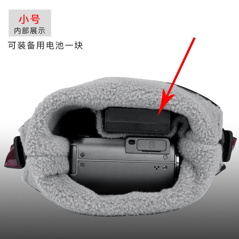 กระเป๋ากล้องกระเป๋าเก็บแบบพกพาเหมาะสําหรับ Sony ZV1FE10LA7Cs3 การ์ดสีดํา 6RX100m4 กระเป๋า XT5Z50 กระ