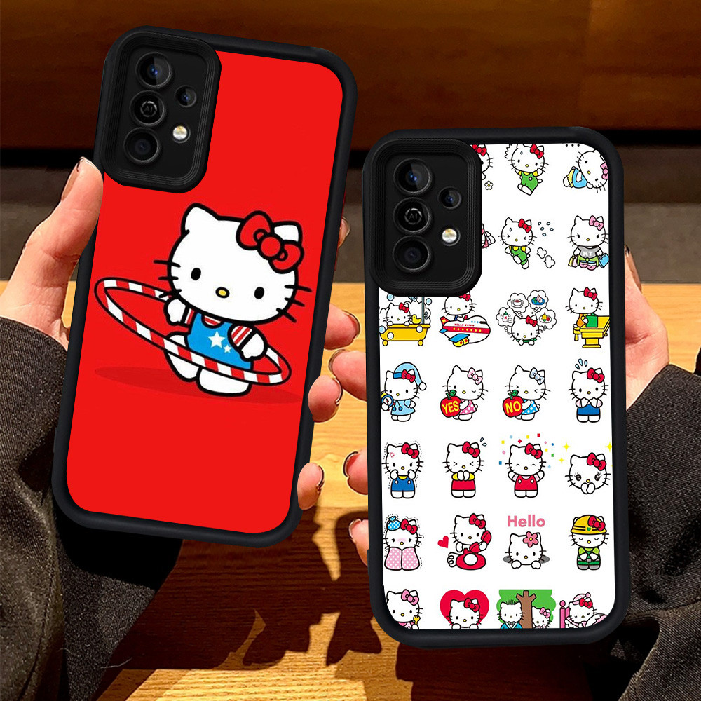 R-1 Hello เคสแมวน่ารัก Realme C65 OPPO A74 F19S A95 F19