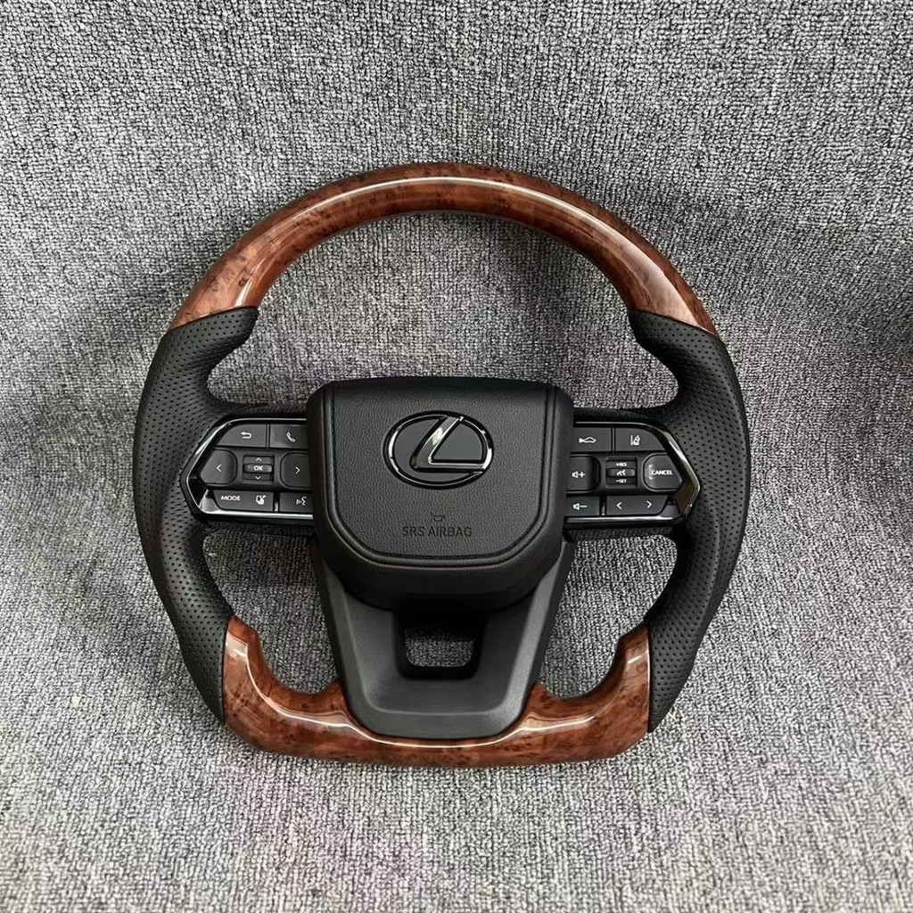 Lexus Lexus Mahogany พวงมาลัย LX/RX/GX/IS/NX/RENOVATION ASSEMBLY ด้านล่างแบบมัลติฟังก์ชั่น