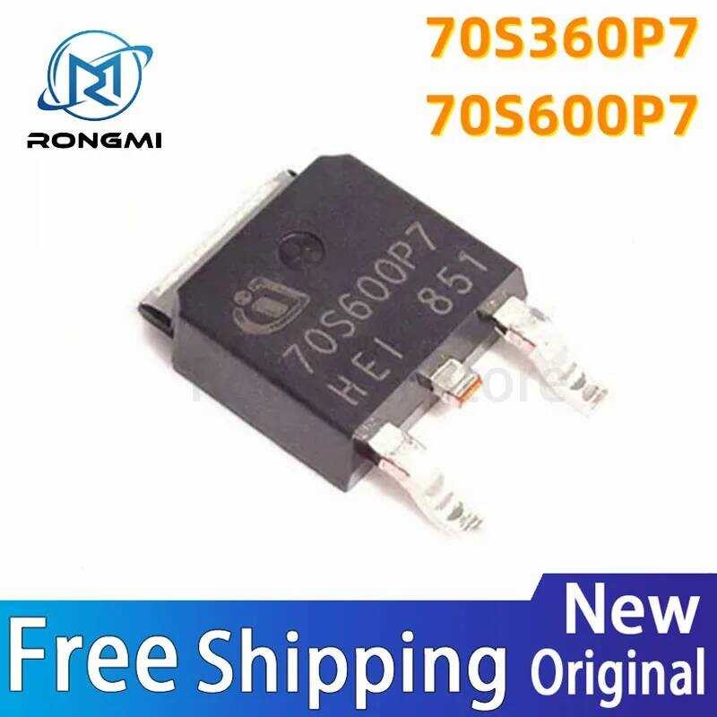 ชิ้น 10 ใหม่ 70S360P7 IPD70R360P7S 70S600P7 IPD70R600P7S TO-252 700V 34A ชิป IC สต็อกขายส่ง