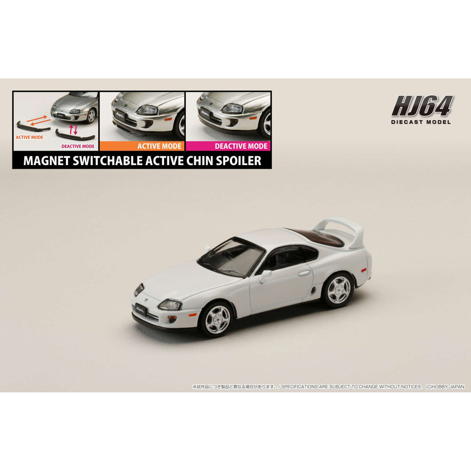 New Hobby Japan 1/64 Toyota SUPRA A80 Alloy Static Model (JZA80)