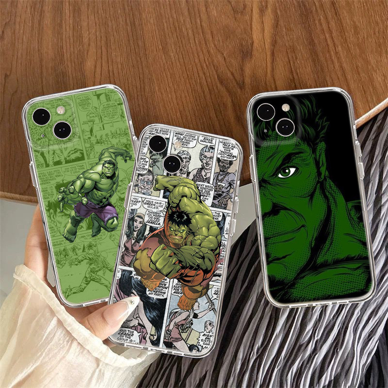 Iphone 5 5S SE 6 6s 7 8 X XS XR 11 12 13 Mini 14 Plus 15 Pro Max Soft Case 29AS hulk