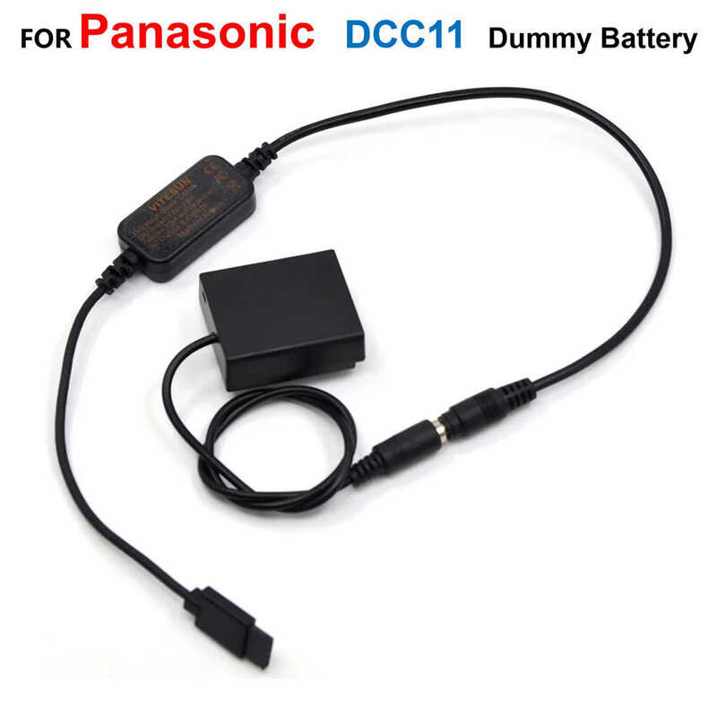 DMW-DCC11 c BLE9E แบตเตอรี่ปลอม DJI Ronin-S จัดหาสายเคเบิลอะแดปเ