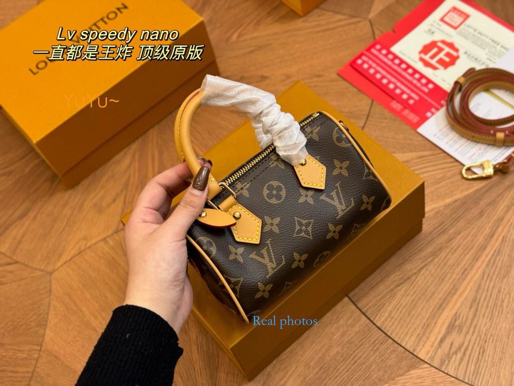 [YuYu จัดส่ง 24 ชั่วโมง] Speedy Nano กระเป๋าถือ กระเป๋าสะพายไหล่ ทรงหมอน