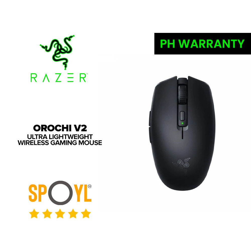 Razer Orochi V2 เมาส์เล่นเกมไร้สายน้ําหนักเบาเป็นพิเศษ