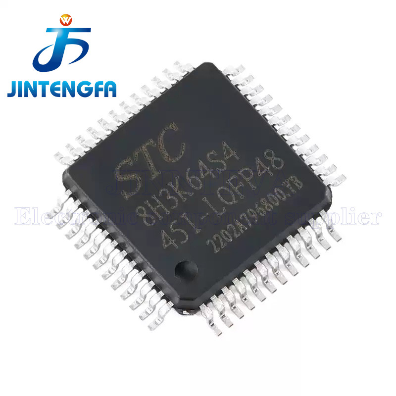 5PCS STC8H3K64S4 8H3K64S4 STC8H3K64S4-45I-LQFP48 1T 8051 Microprocessor Microcontrol MCU IC ชิปยี่ห้