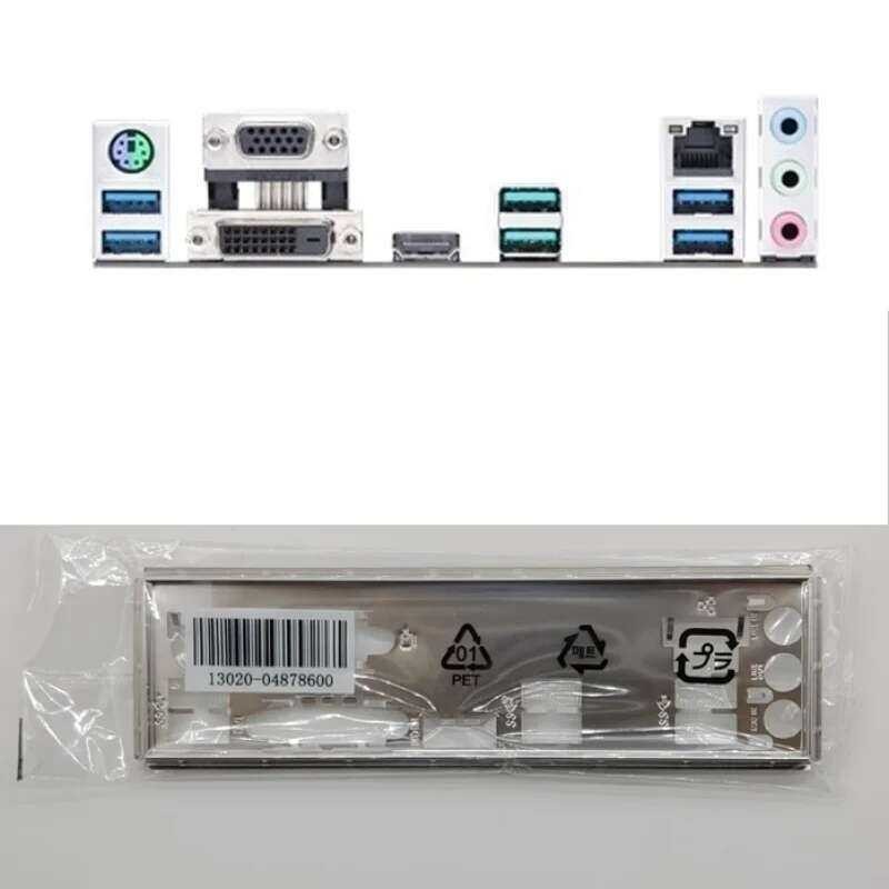 IO แผ่นหลัง I/O Shield แบบดั้งเดิม สำหรับเมนบอร์ด ASUS PRIME B550M-K、PRIME B550M-A B550M-K、