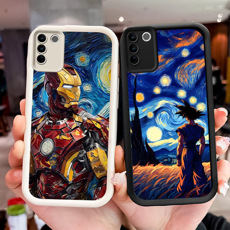 ปลอกกันกระแทกสําหรับ VIVO V27E V27 V29 V29E Y200e Y100 Pro WF26 marvel Heroes