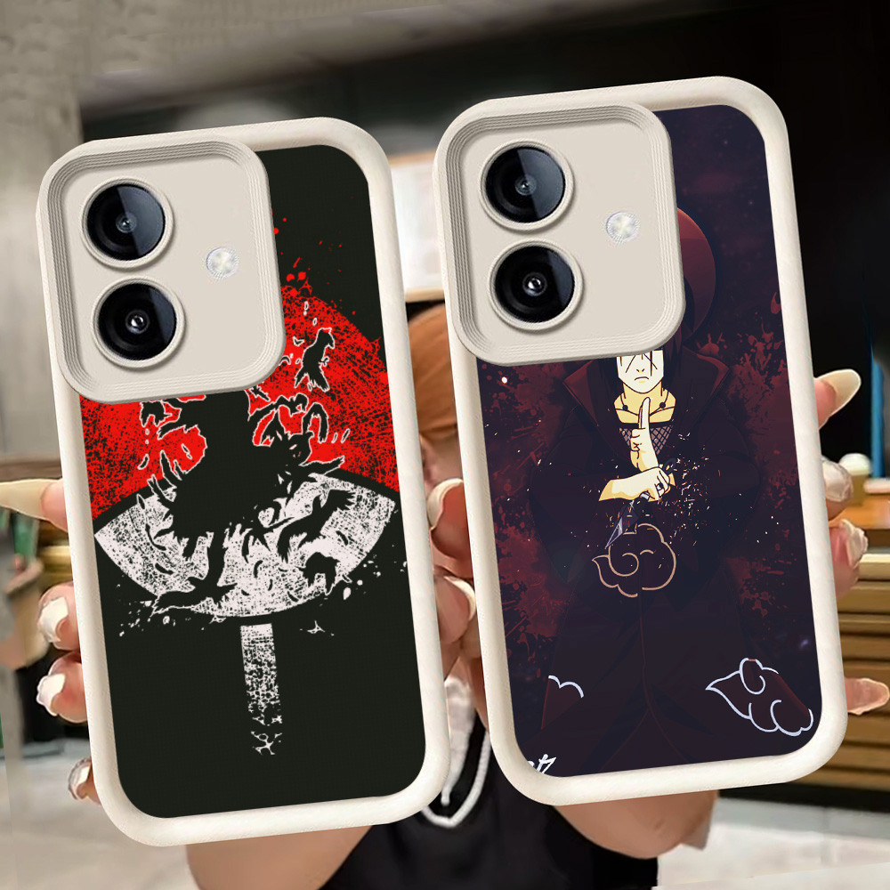 ปลอกอ่อนสําหรับ OPPO A5 A79 A3X A3 Pro A5X 5G สีขาว Q62 Naruto Itachi