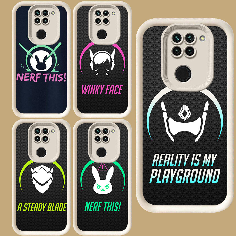 R118 Overwatch Game Casing สําหรับ Xiaomi Redmi Note 9S 8 9 Pro Max White