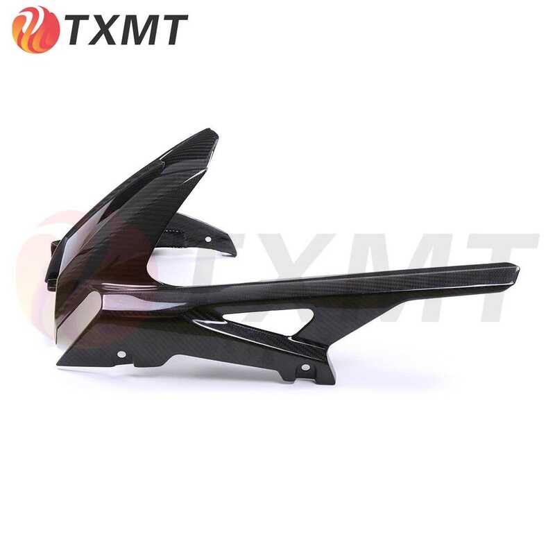 เหมาะสําหรับ Suzuki Suzuki GSX-S 750 ดัดแปลงเปลือกคาร์บอนไฟเบอร์ด้านหลัง Mudguard ฝาครอบโซ่ Mudguard