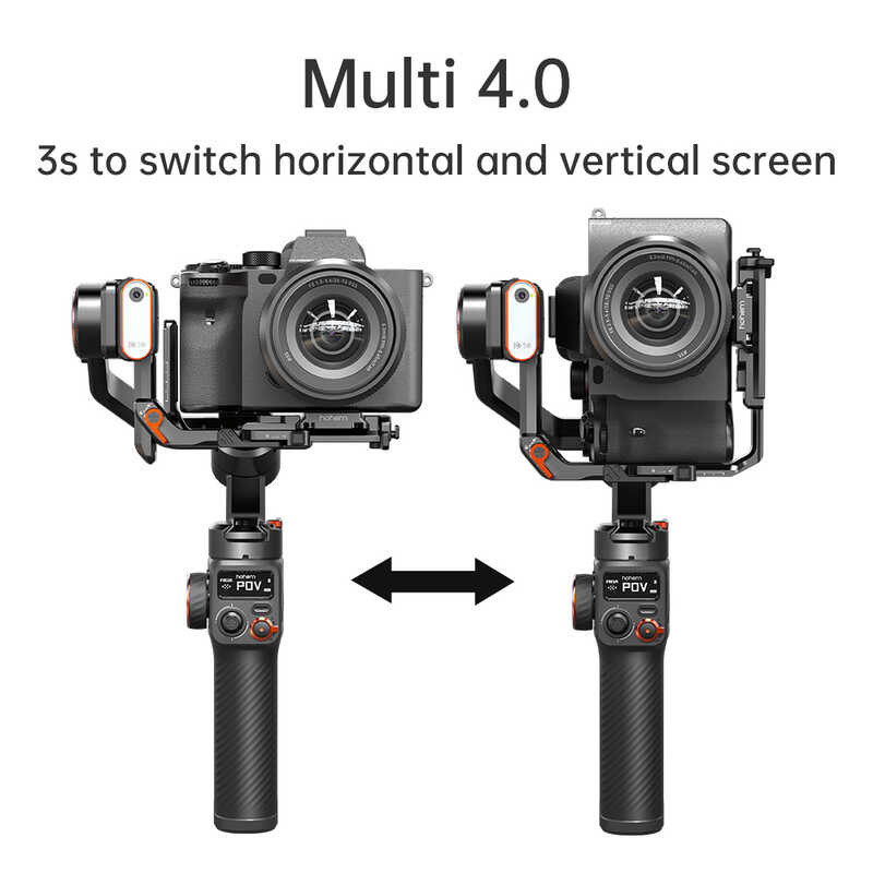 LY Mt2 Hohem Kit 3 แกน Gimbal มือถือสำหรับกล้อง Mirrorless Stabilizer กล้อ