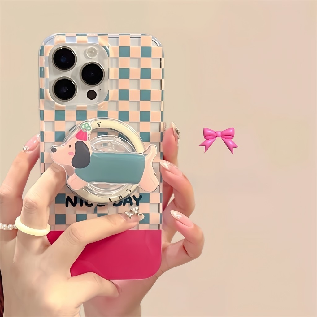 CX267 For iPhone 17 16 15 14 13 12 11 Pro Max Mini XS Max XR X 7 8 Plus SE2 SE3 With magnetic stand 